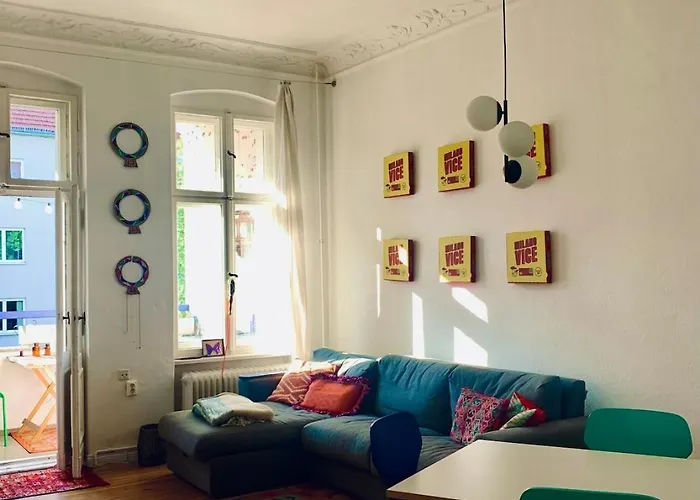 Colorful Design 2Room W Balcony Next Maybachufer