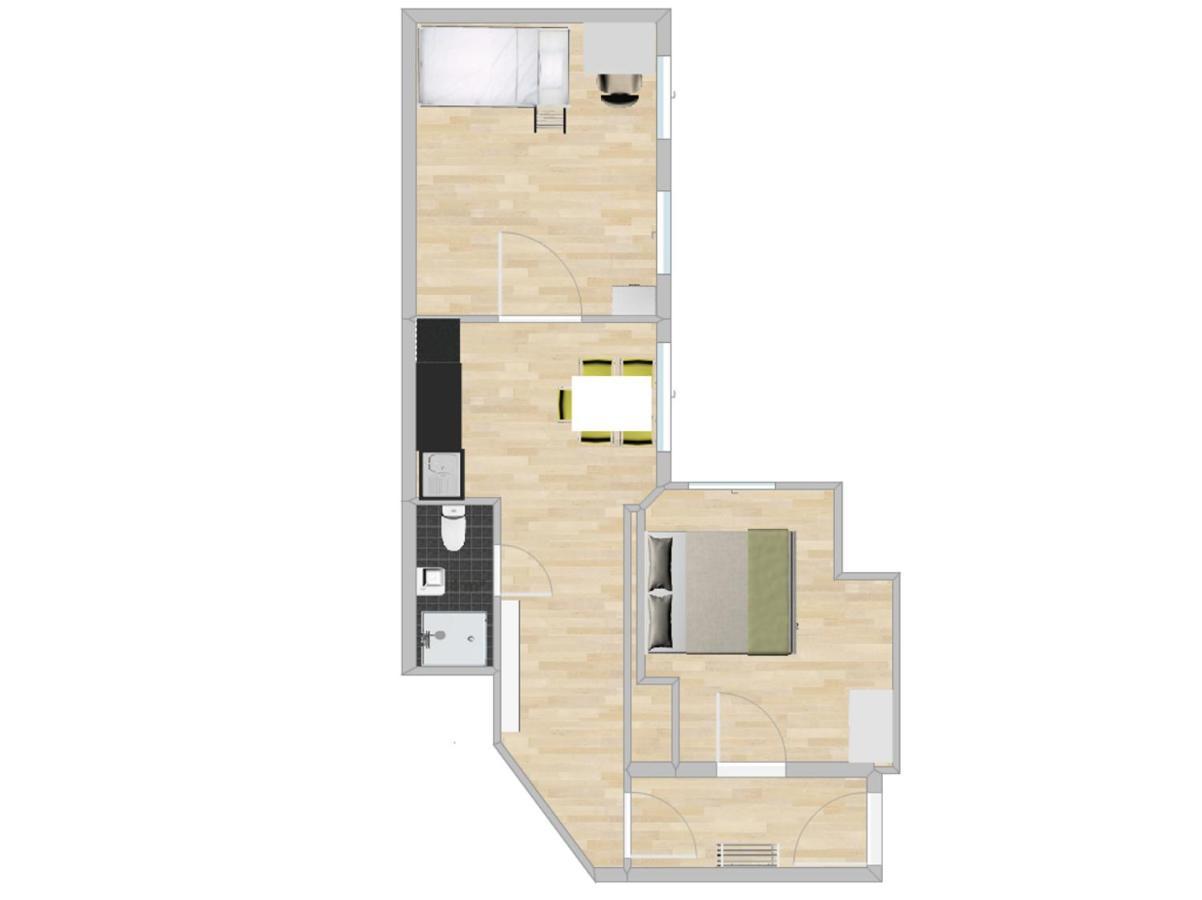 2 Bedroom Flat For Families & Calm Guests Apartment Berlin