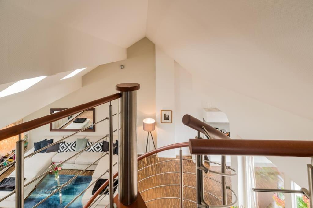 Ruhige Dachwohnung Mit Terrasse Mitte - Spacious Modern Rooftop Loft In Mitte Lejlighed Berlin
