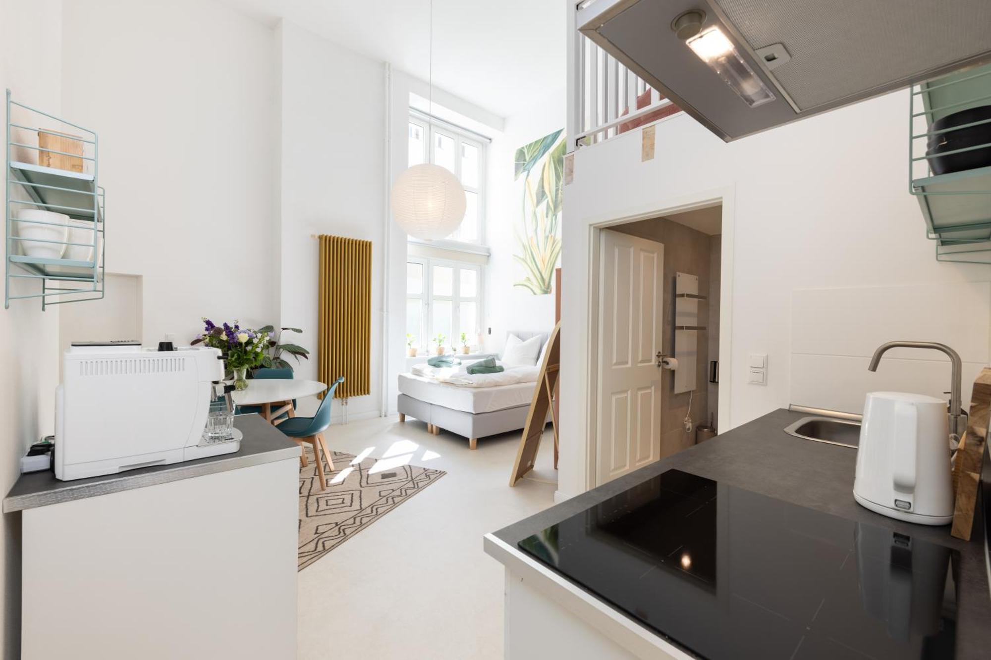 Great 2-room Loft With 2 Bathrooms And 2 Kitchen Lejlighed *