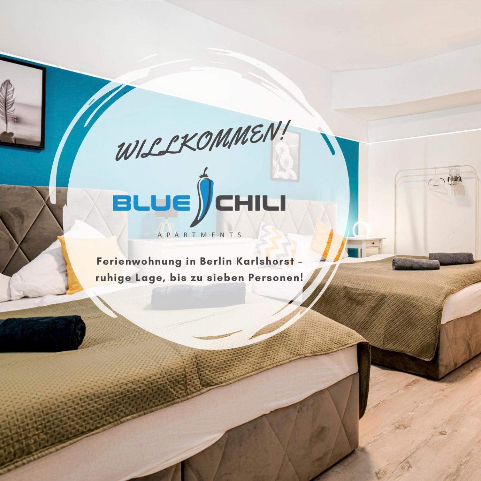 Blue Chili 31 - Stadtwohnung Fuer 7 - Modern Zentral Karlshorst Wlan Apartment *