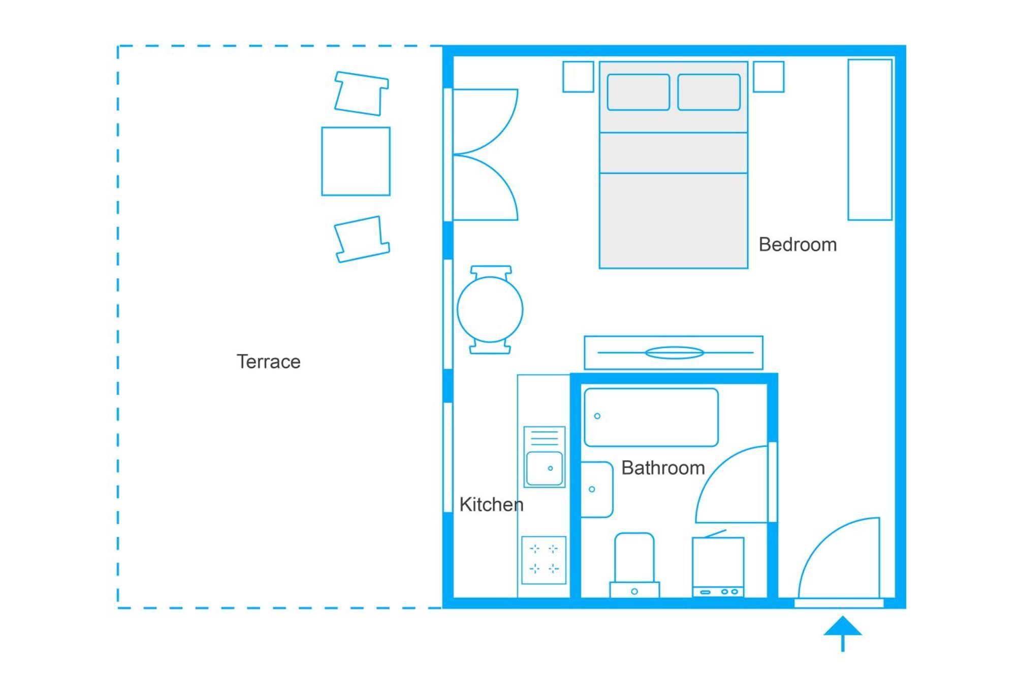 The Malmoeer, 1 Bed With Lovely Terrace Up To 2 Berlin