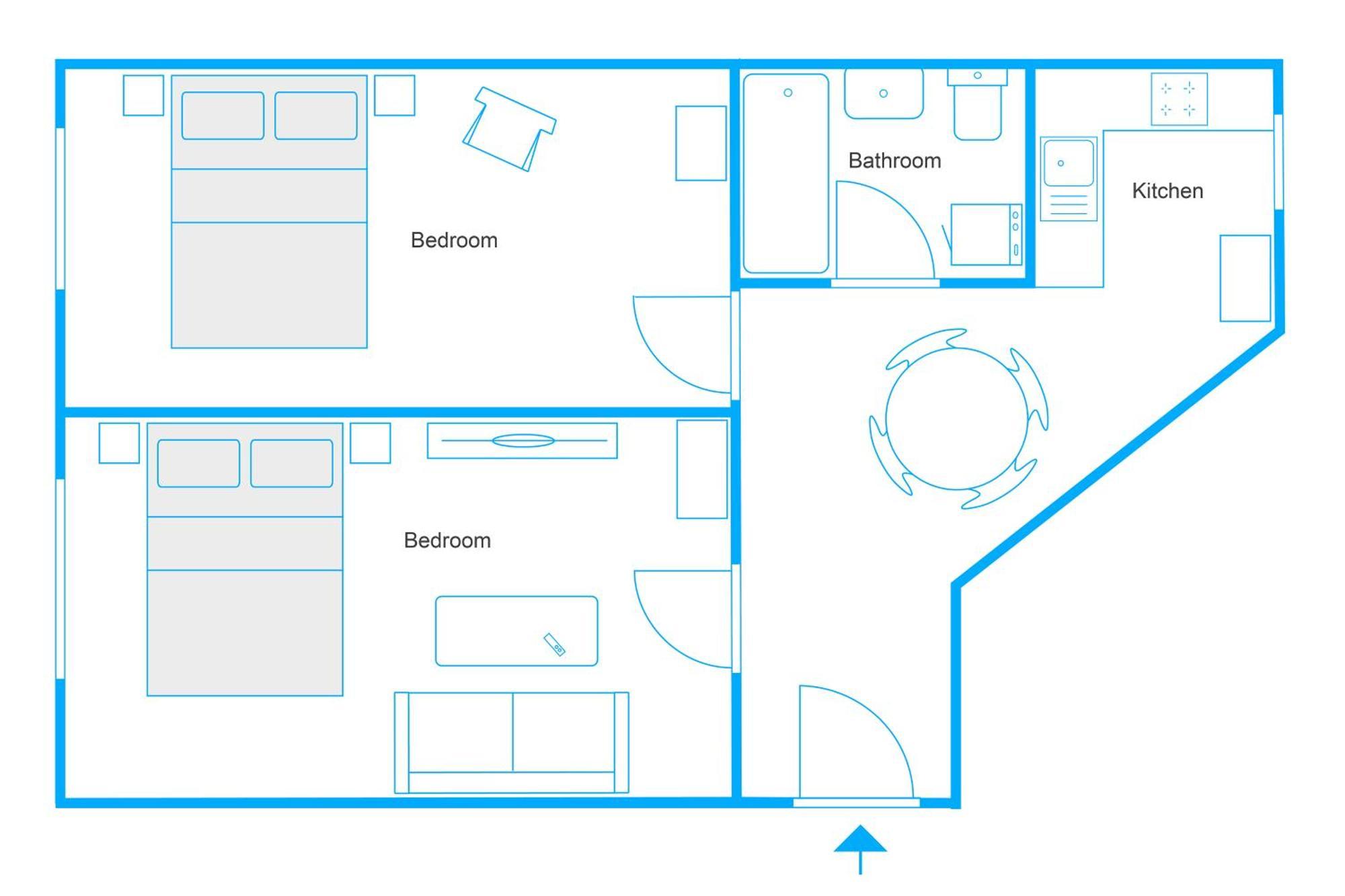 The Uckermuender - 2 Bed Up To 4 People Lejlighed Berlin