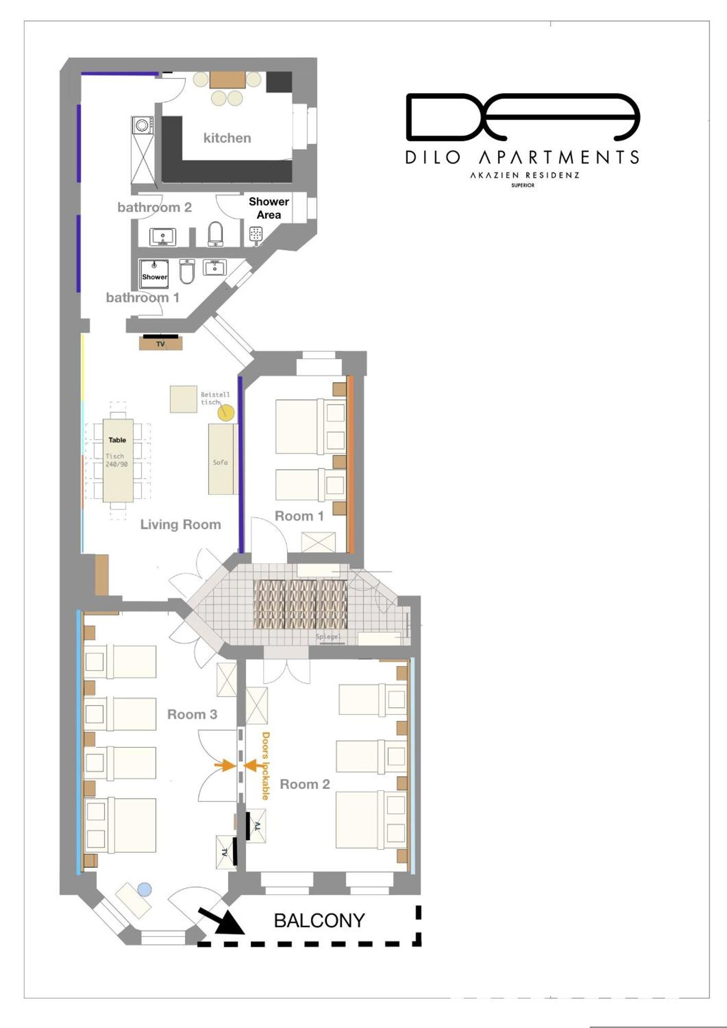 Apartment Dilo - Akazien Residenz *