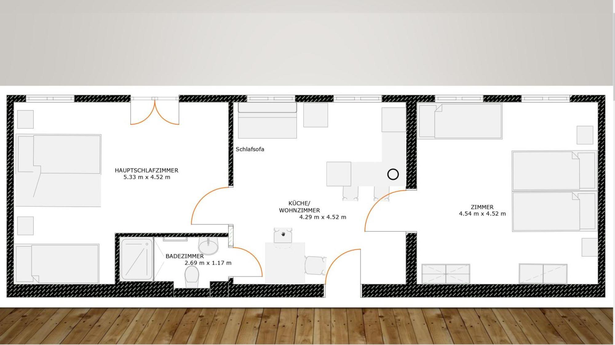 Apartment Wittenau 3