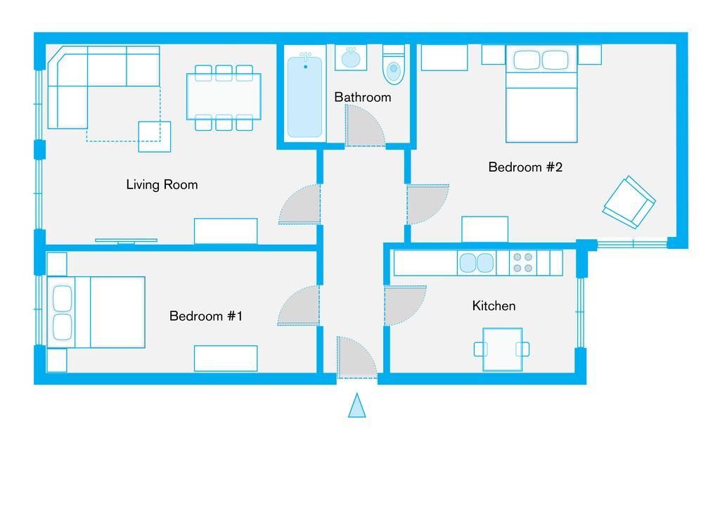 The Rheinsberger - Cosy 2br One Living Up To 6