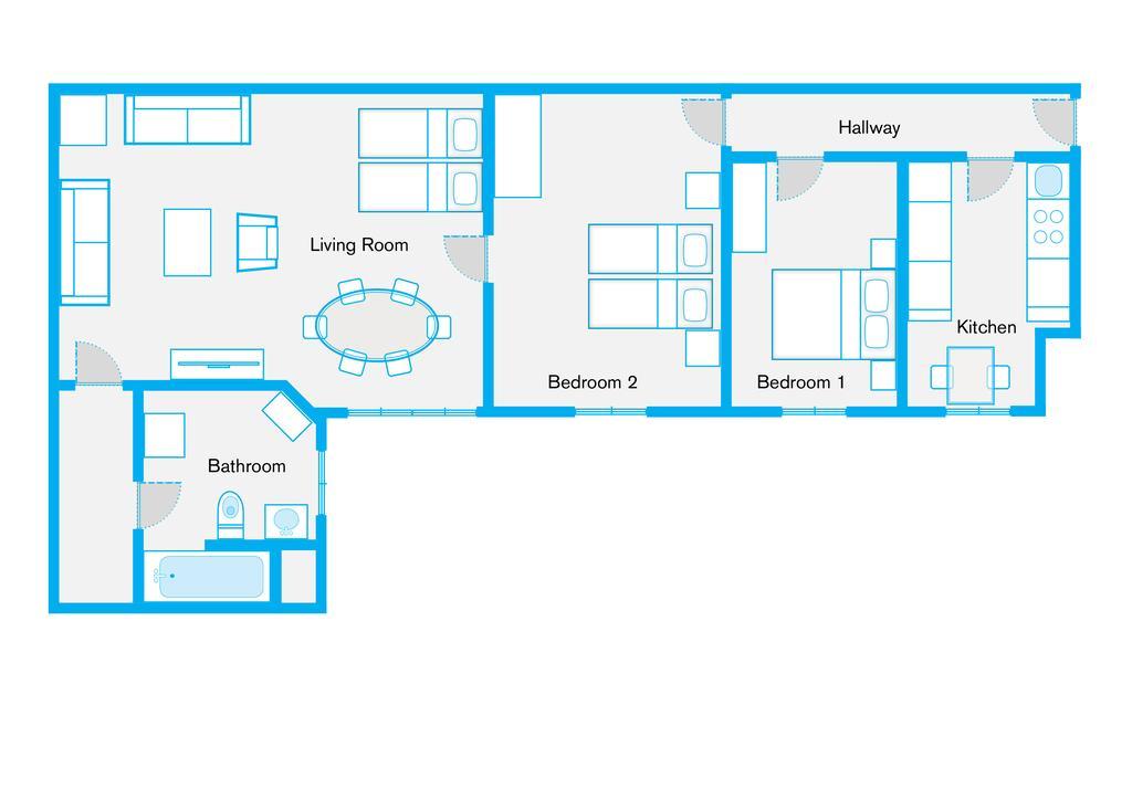Wilhelmshavener 3br In Downdown Moabit Lejlighed